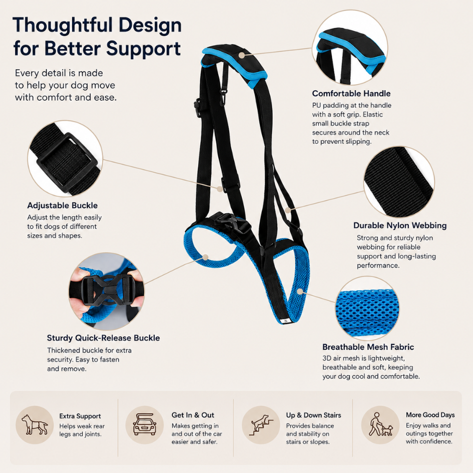Rear Lift Harness for Dogs