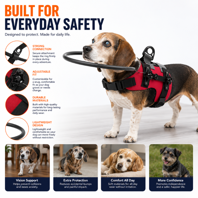 Dog Halo Harness for Blind Dogs