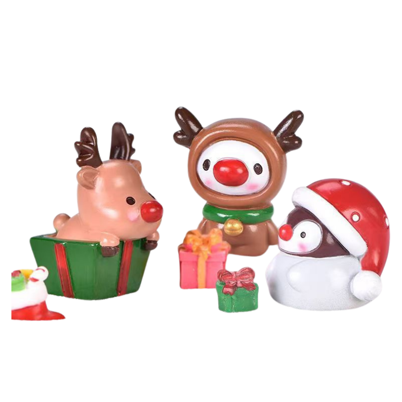 Deer, Penguin & Fairy Ornaments