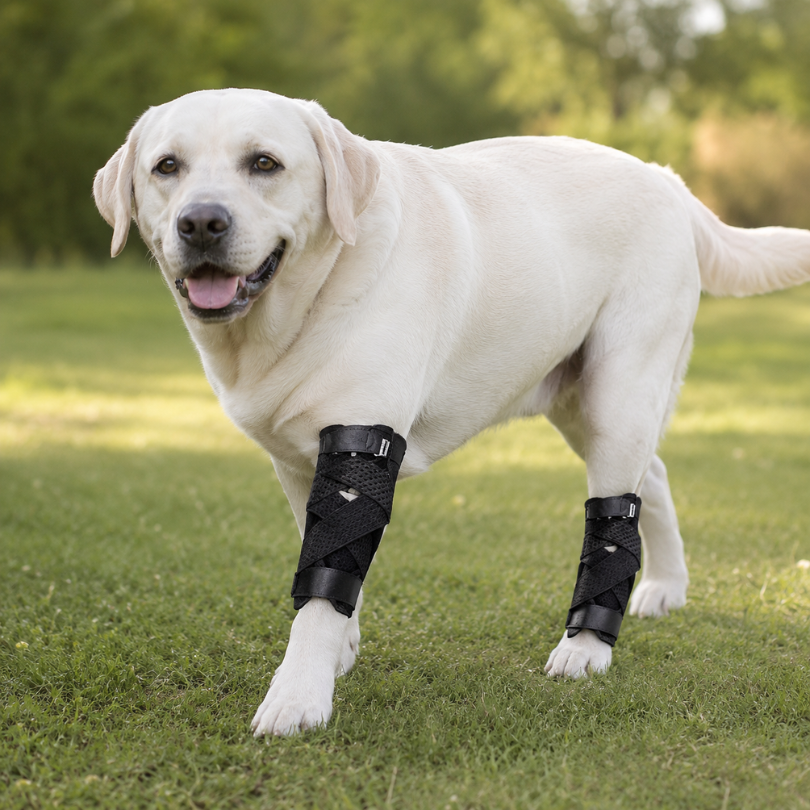 Dog Knee Brace for Senior Dogs with Metal Splints