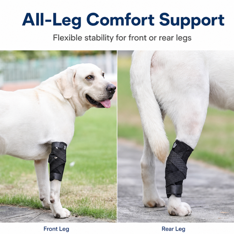 Dog Knee Brace for Senior Dogs with Metal Splints