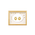 Cadre Souvenir Empreinte de Patte Chat & Chien – Cadre Photo Commémoratif Empreinte de Patte d'Animal de Compagnie